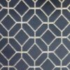 blue geometric jacquard fabric from Ashley Wilde