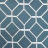 blue geometric jacquard fabric from Ashley Wilde
