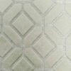 green geometric jacquard fabric from Ashley Wilde