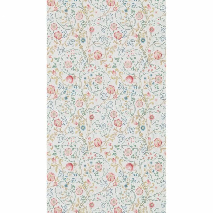 Mary Isobel Wallpaper - Pink / Ivory swatch