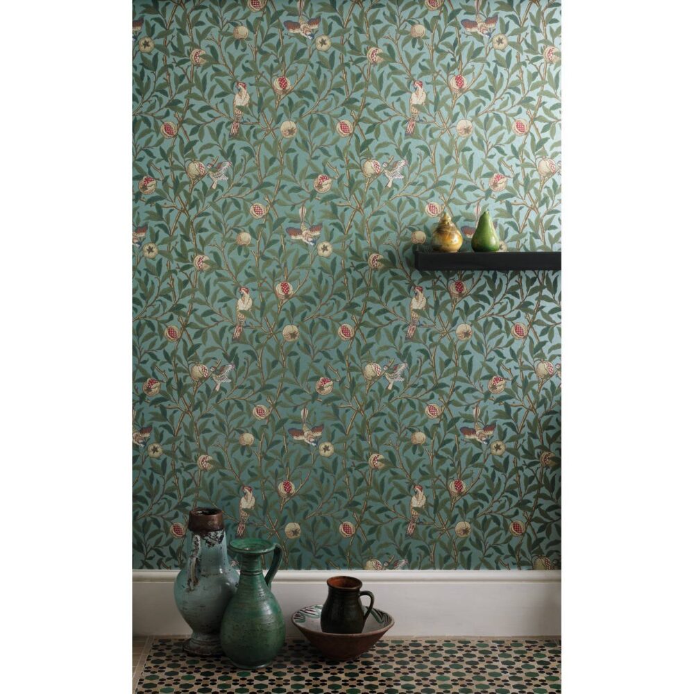 Mary Isobel Wallpaper - Pink / Ivory by Mary Isobel Wallpaper - Pink / Ivory from