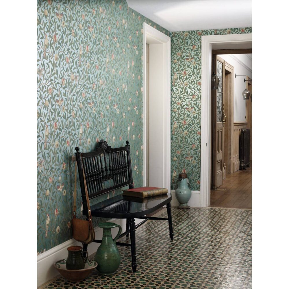 Mary Isobel Wallpaper - Pink / Ivory by Mary Isobel Wallpaper - Pink / Ivory from