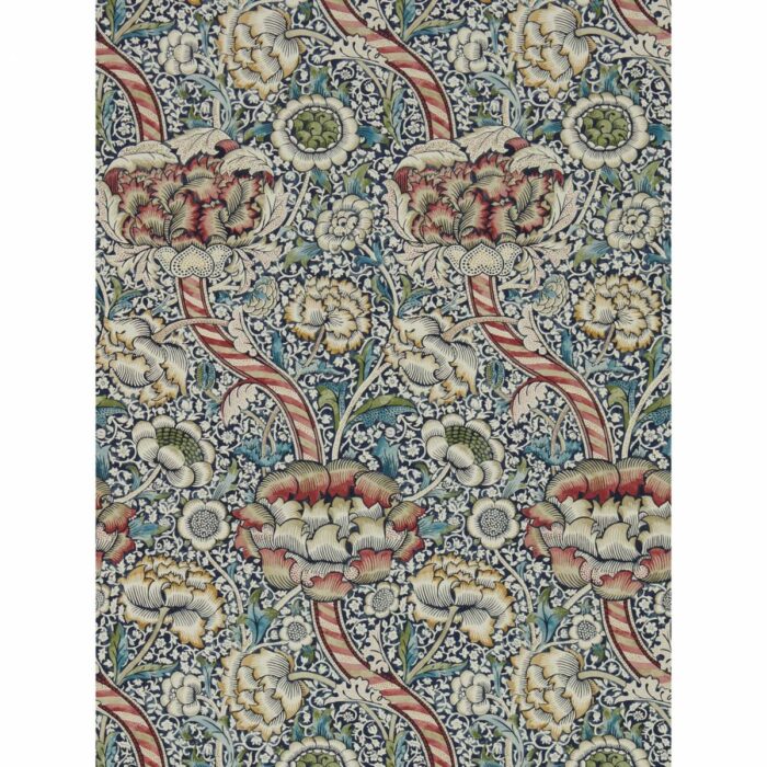 Wandle Wallpaper - Indigo / Madder swatch