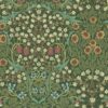 green botanical wallpaper from william morris & co