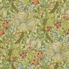 green botanical wallpaper from william morris & co