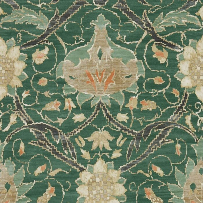 Montreal Wallpaper - Forest / Teal swatch