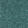 blue botanical wallpaper from william morris & co