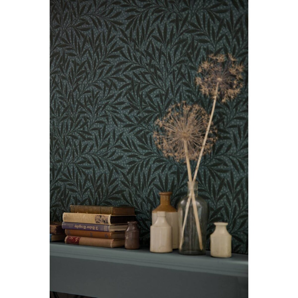 Emerys Willow Wallpaper - Emery Blue by Emerys Willow Wallpaper - Emery Blue from