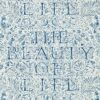 blue botanical wallpaper from william morris & co