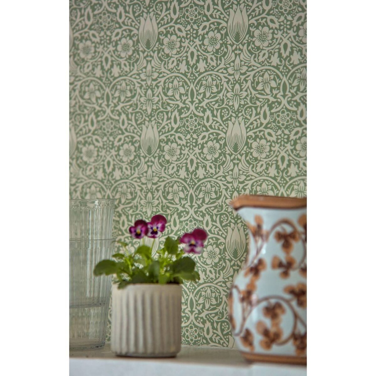 Borage Wallpaper - Leafy Arbour by Borage Wallpaper - Leafy Arbour from