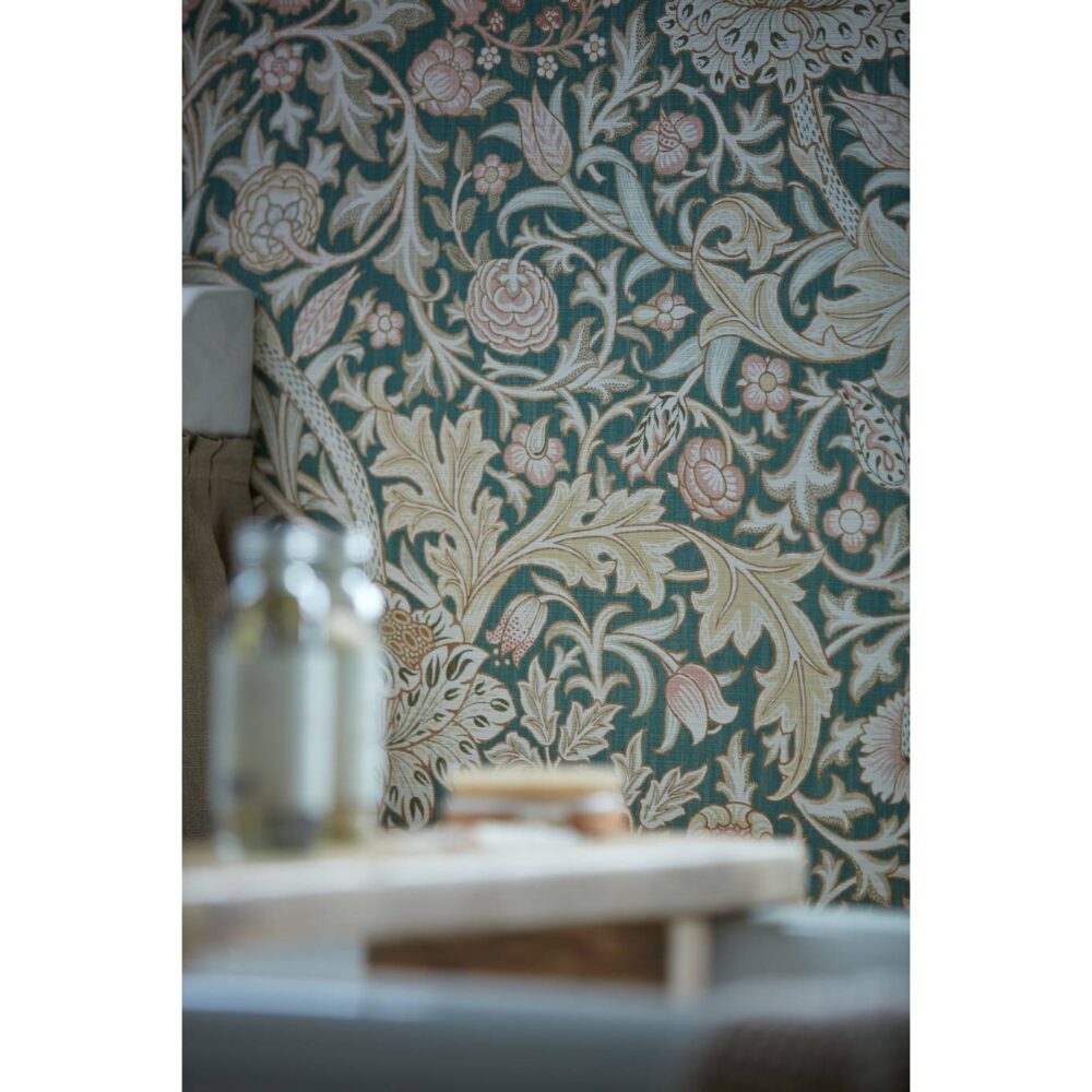Rambling Rose Wallpaper - Leafy Arbour / Pearwood by Rambling Rose Wallpaper - Leafy Arbour / Pearwood from