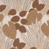 neutral botanical jacquard fabric from Casamance