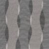 black-grey geometric voile-sheer fabric from Casamance