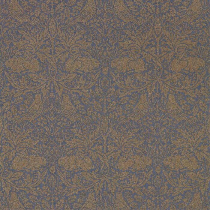Pure Brer Rabbit Wallpaper - Ink / Gold swatch
