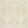 black-grey botanical wallpaper from william morris & co