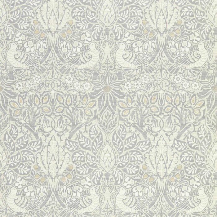 Pure Dove & Rose Wallpaper - Cloud Grey swatch