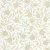 brown botanical wallpaper from william morris & co