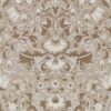brown botanical wallpaper from william morris & co