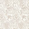 white botanical wallpaper from william morris & co