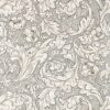 neutral botanical wallpaper from william morris & co