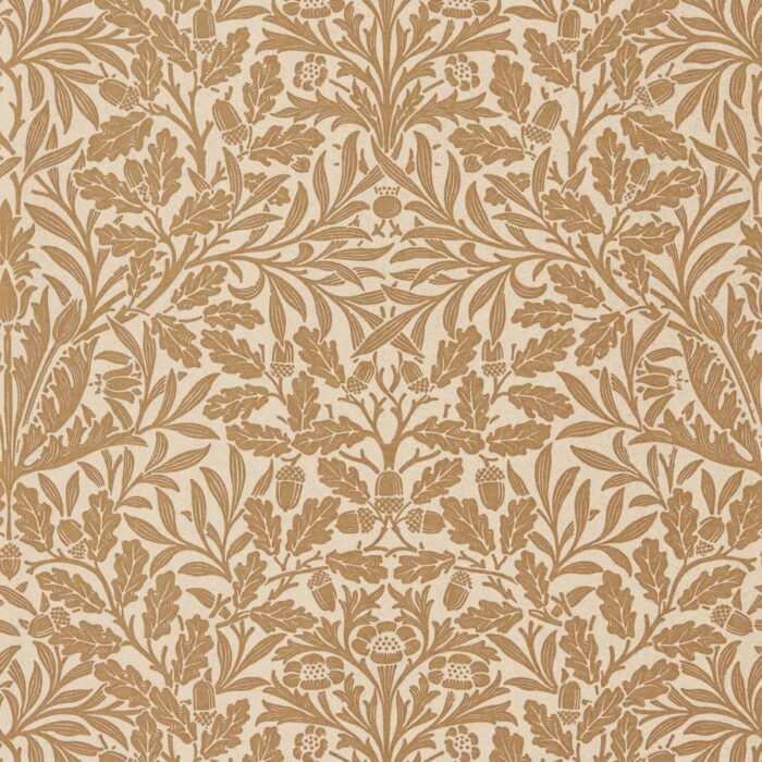 Pure Acorn Wallpaper - Gilver / Copper swatch