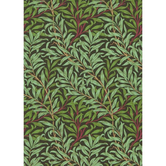 Willow Bough Wallpaper - Bitter Chocolate swatch
