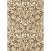 white botanical wallpaper from william morris & co