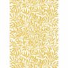 yellow botanical wallpaper from william morris & co