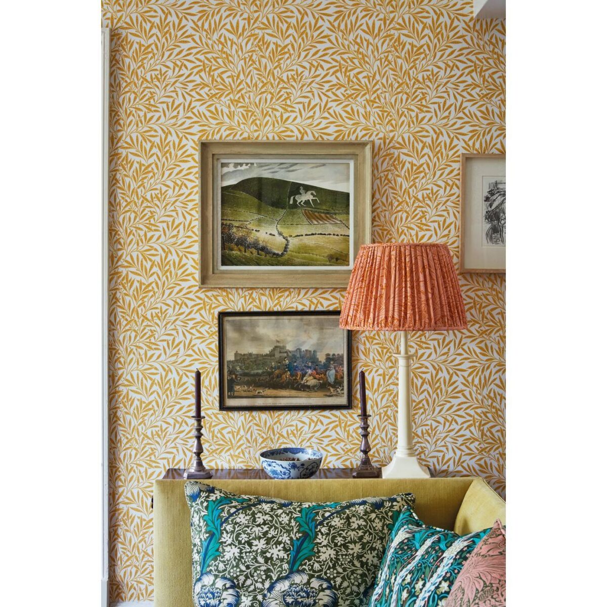 Willow Wallpaper - Yellow by Willow Wallpaper - Yellow from