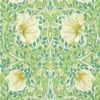 green botanical wallpaper from william morris & co