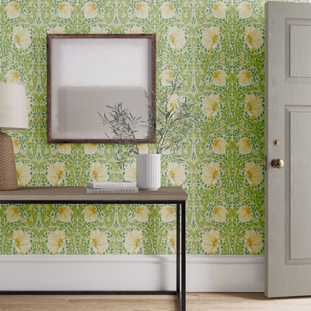Pimpernel Wallpaper - Weld / Leaf Green by Pimpernel Wallpaper - Weld / Leaf Green from