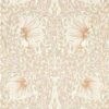 neutral botanical wallpaper from william morris & co