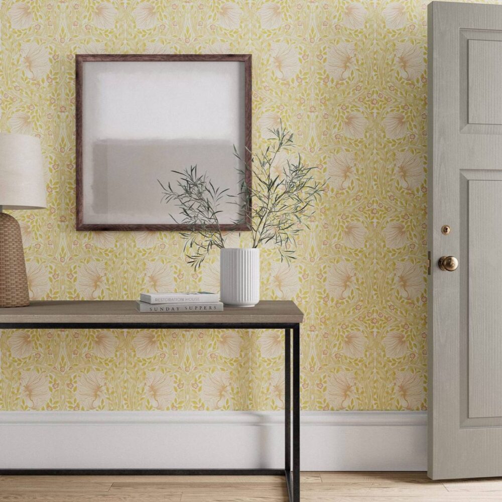 Pimpernel Wallpaper - Sunflower / Pink by Pimpernel Wallpaper - Sunflower / Pink from