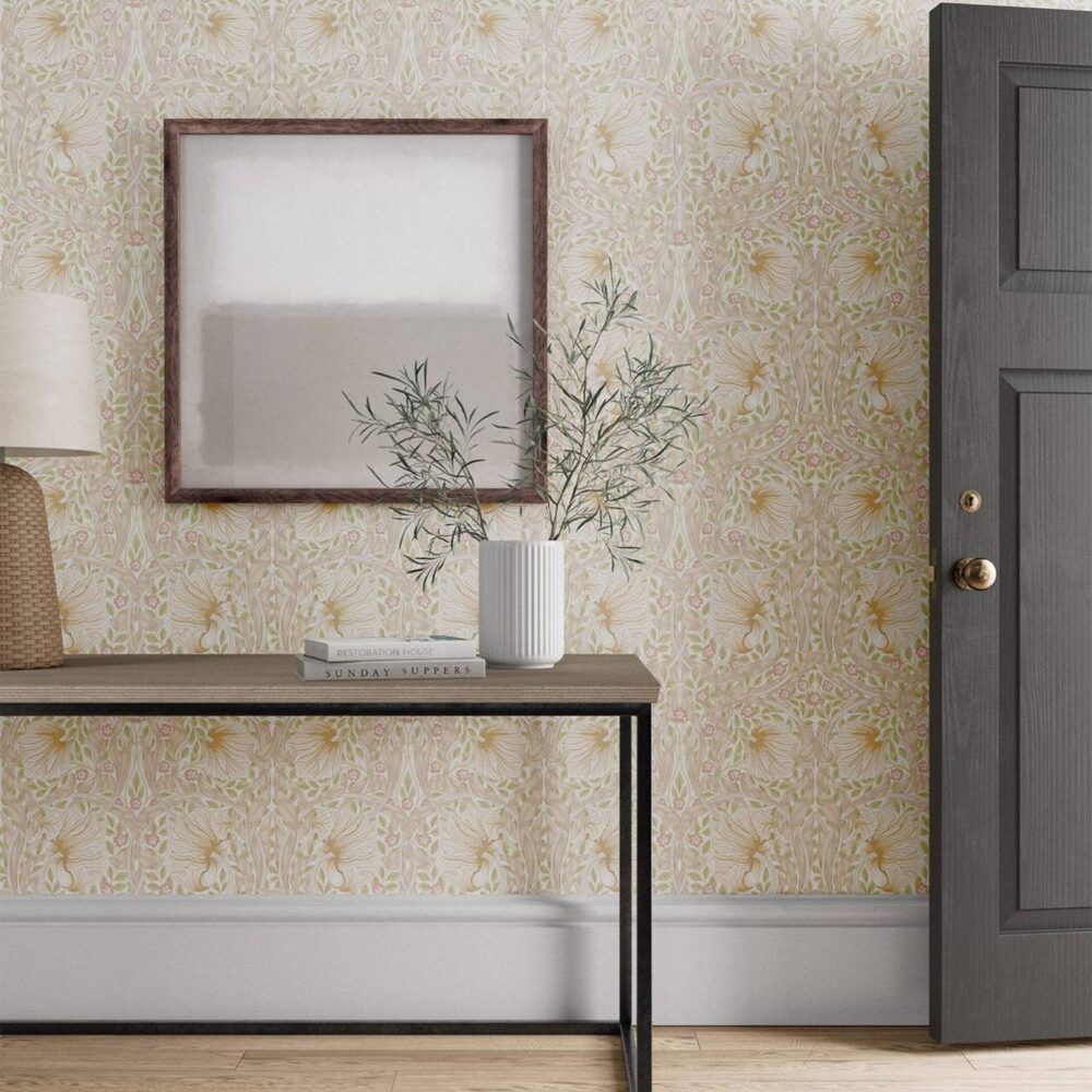 Pimpernel Wallpaper - Sunflower / Pink by Pimpernel Wallpaper - Sunflower / Pink from