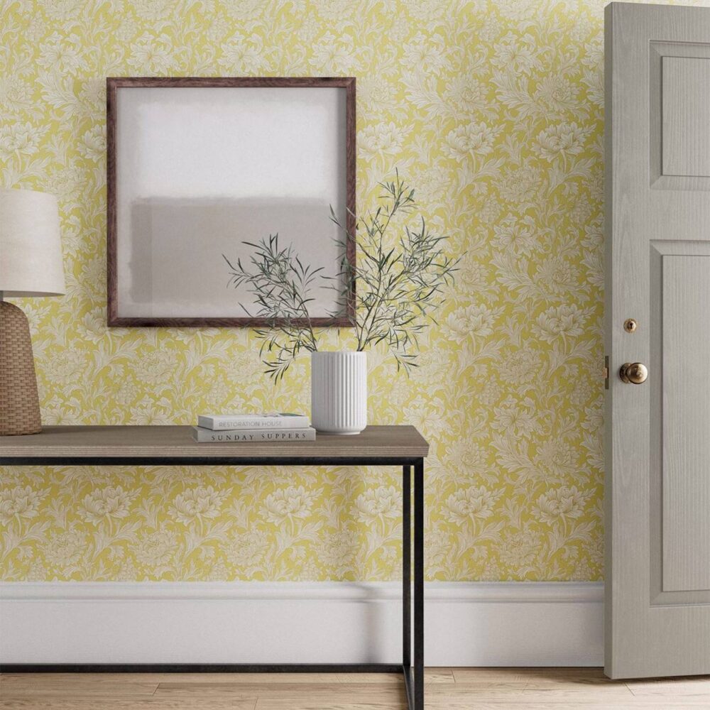 Chrysanthemum Toile Wallpaper - Weld by Chrysanthemum Toile Wallpaper - Weld from