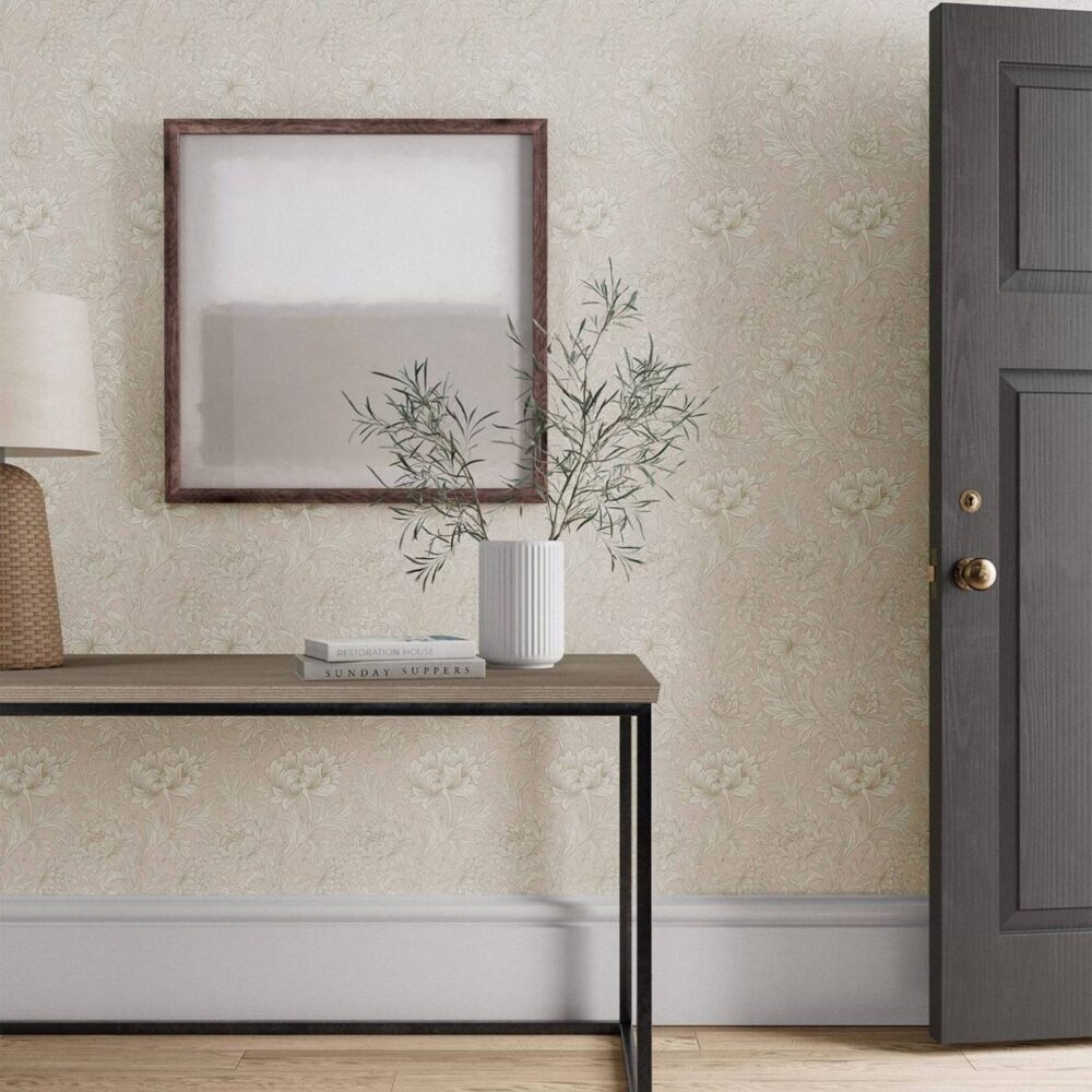 Chrysanthemum Toile Wallpaper - Weld by Chrysanthemum Toile Wallpaper - Weld from