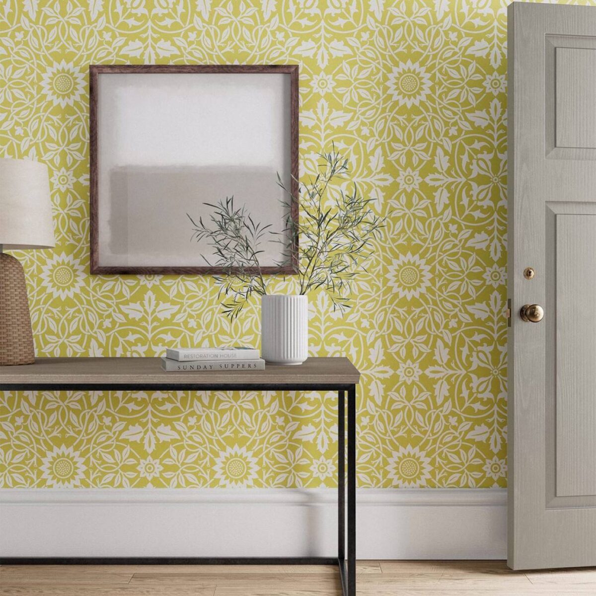 St James Ceiling Wallpaper - Sunflower by St James Ceiling Wallpaper - Sunflower from