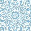 blue botanical wallpaper from william morris & co