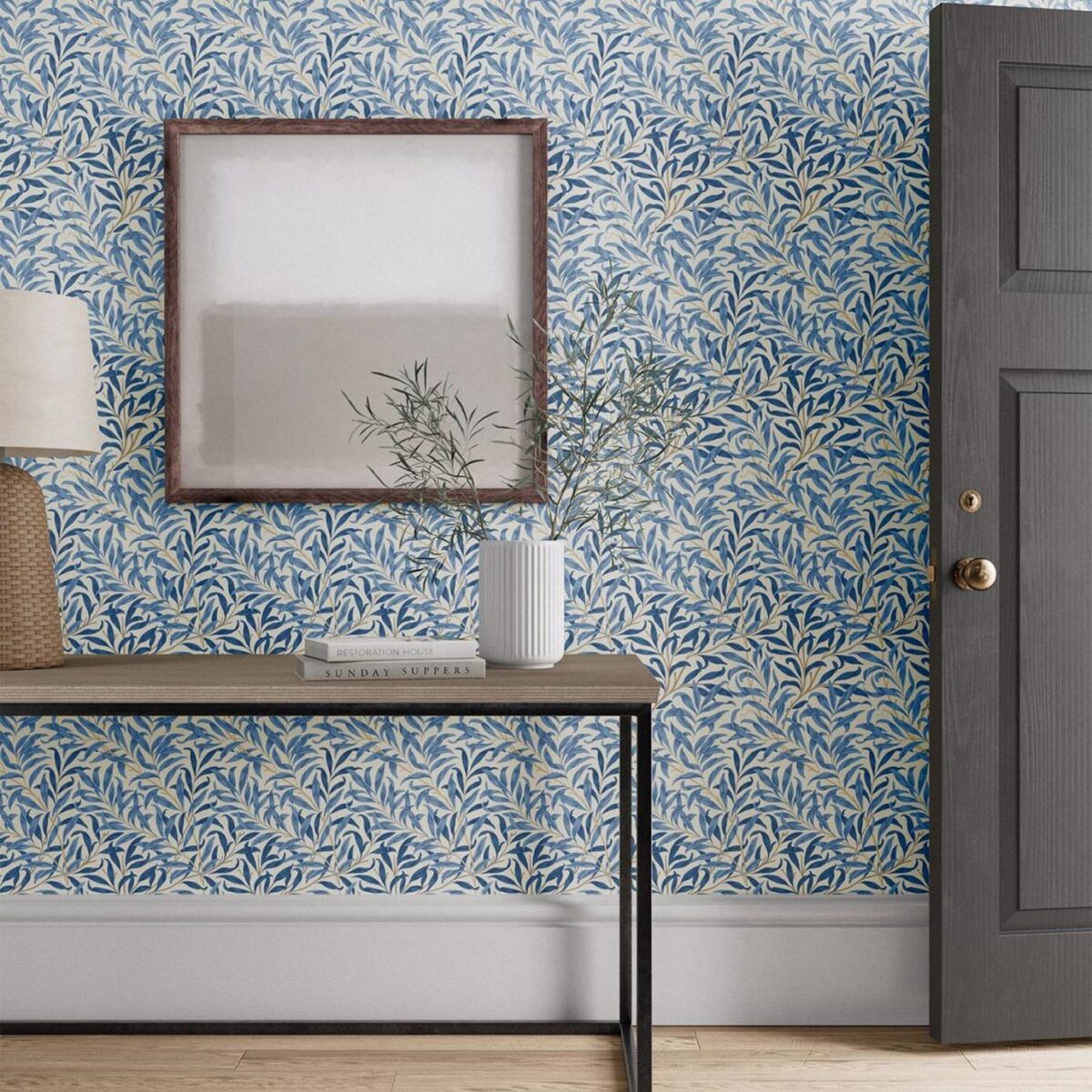 Willow Boughs Wallpaper - Woad by Willow Boughs Wallpaper - Woad from