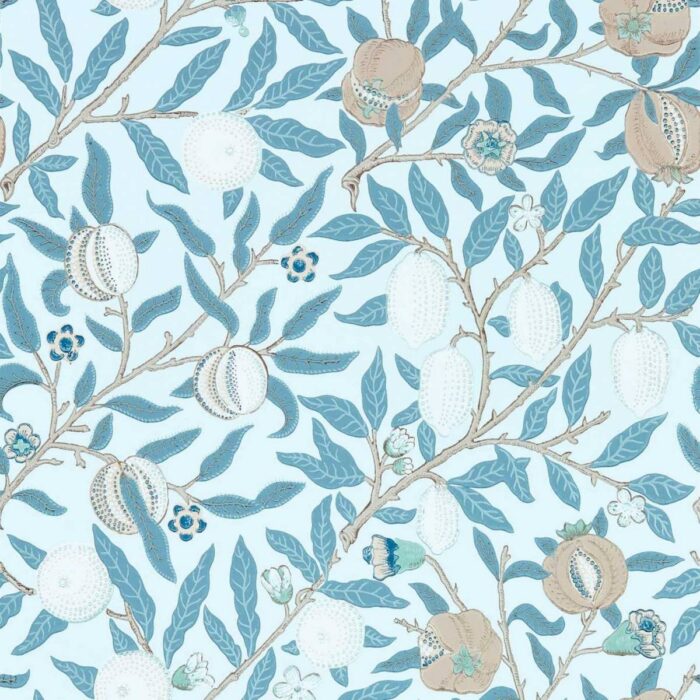 Fruit Wallpaper - Slate / Vellum swatch