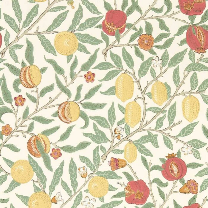 Fruit Wallpaper - Bayleaf / Russet swatch