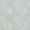 blue botanical wallpaper from william morris & co