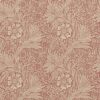 brown botanical wallpaper from william morris & co