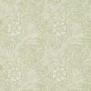 green botanical wallpaper from william morris & co