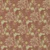 red botanical wallpaper from william morris & co