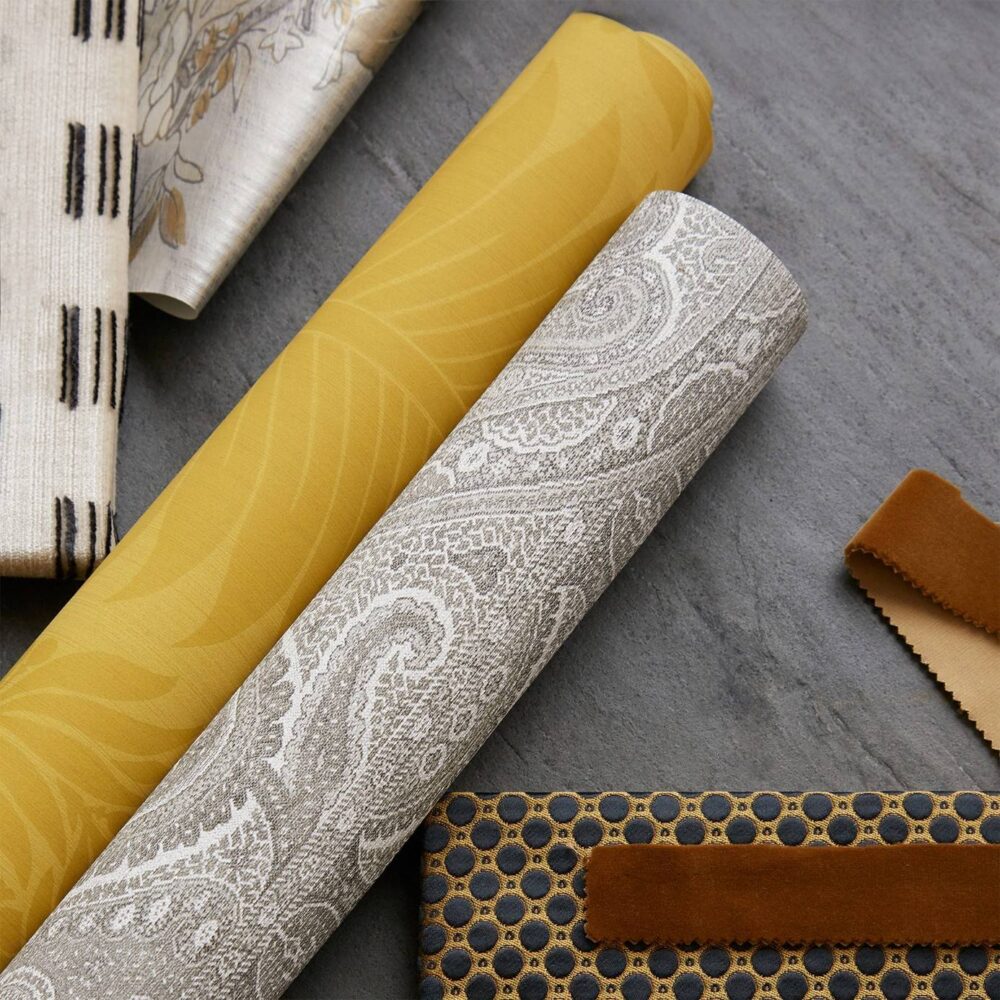 Grand Paisley Wallpaper - Indigo by Grand Paisley Wallpaper - Indigo from
