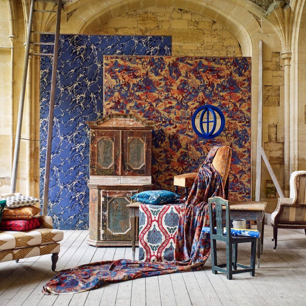 Nootka Wallpaper - Antique Gold from