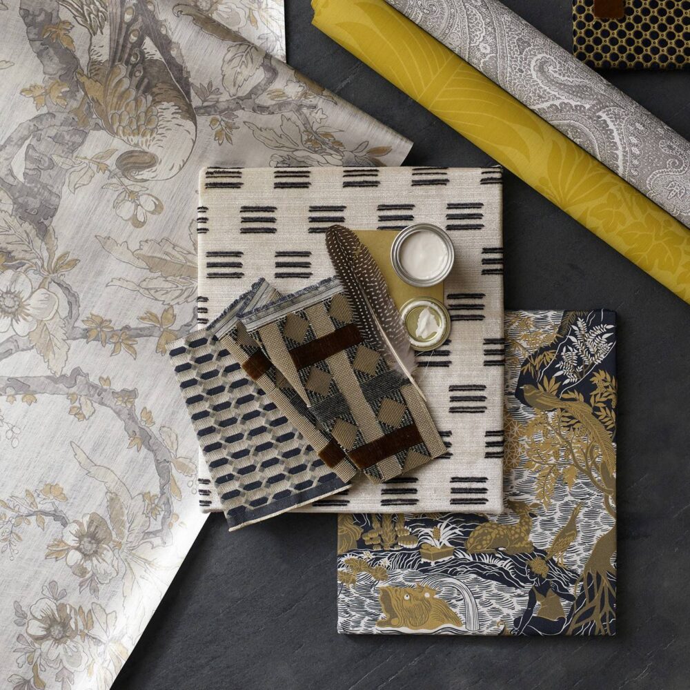 Nootka Wallpaper - Antique Gold from