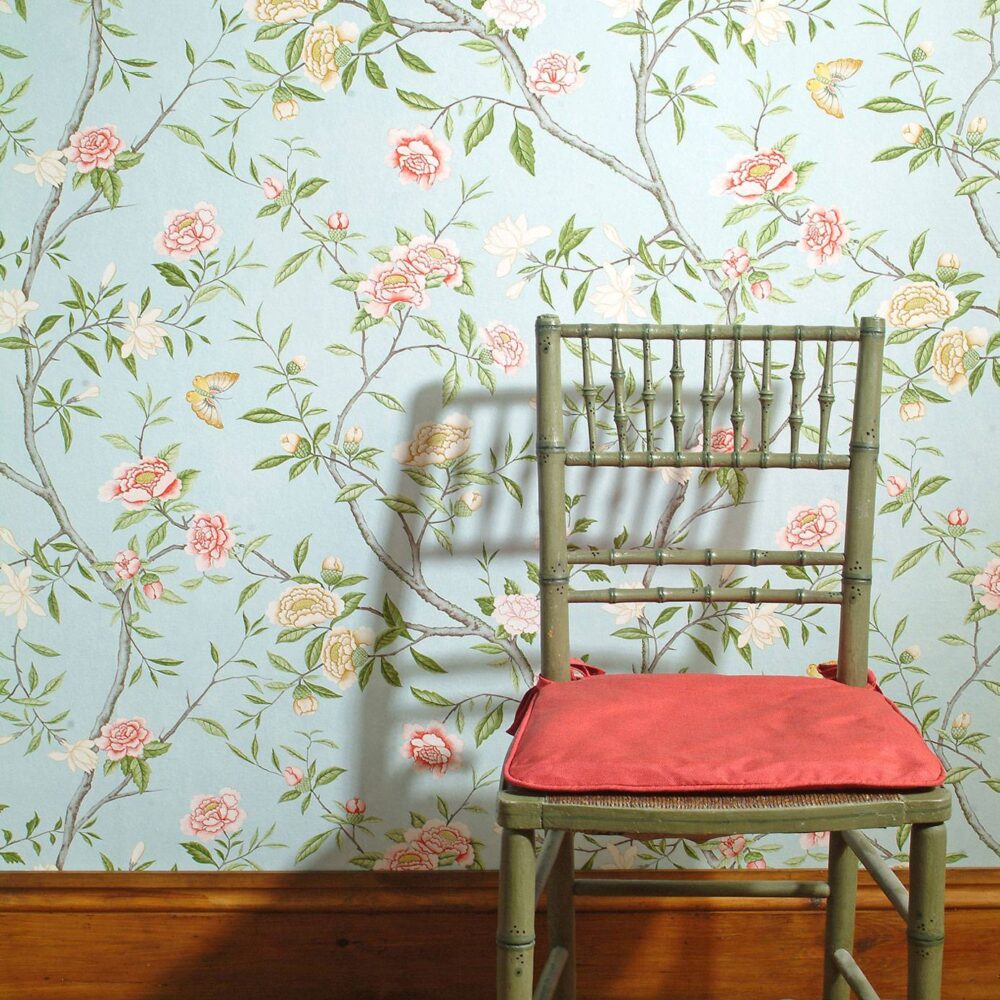 Nostell Priory Wallpaper - Lazuli by Nostell Priory Wallpaper - Lazuli from