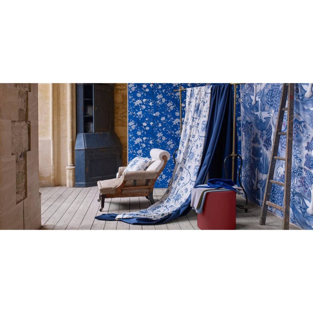 Nostell Priory Wallpaper - Lazuli by Nostell Priory Wallpaper - Lazuli from